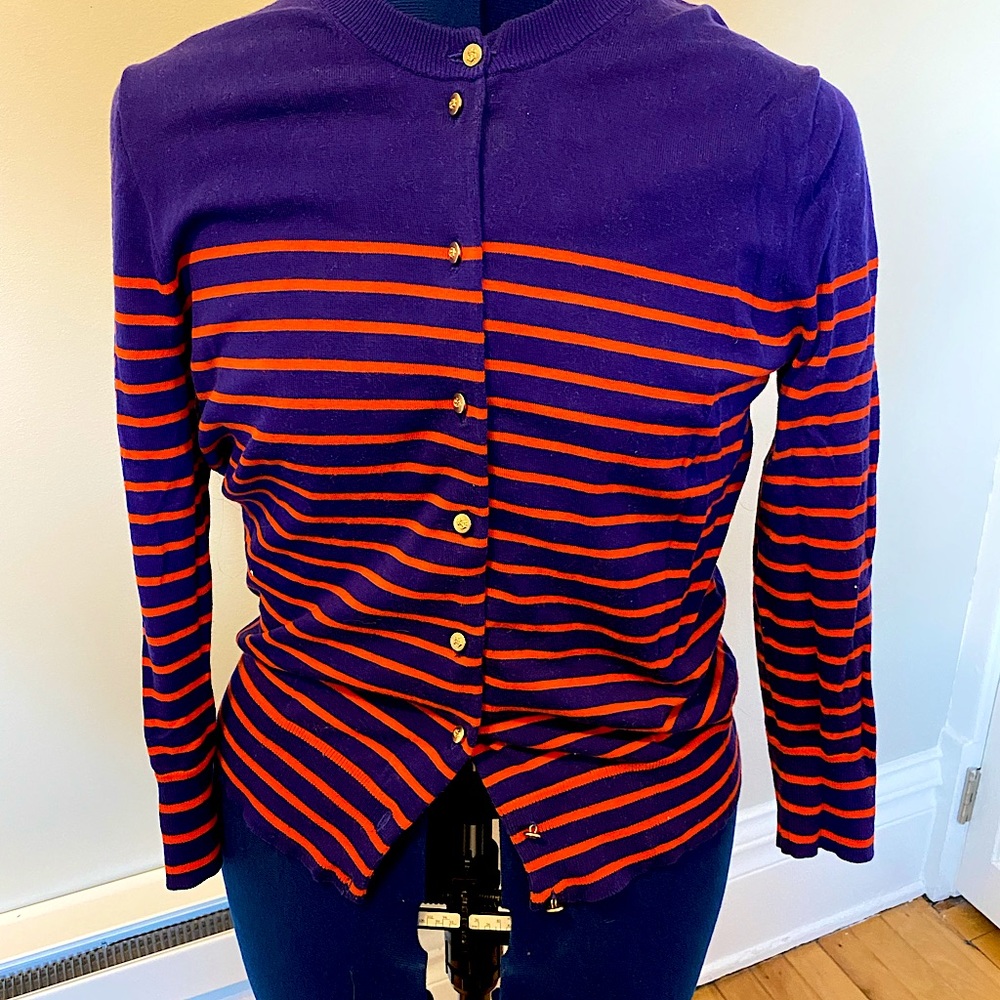J. Crew Jackie Striped Cardigan - Size S
